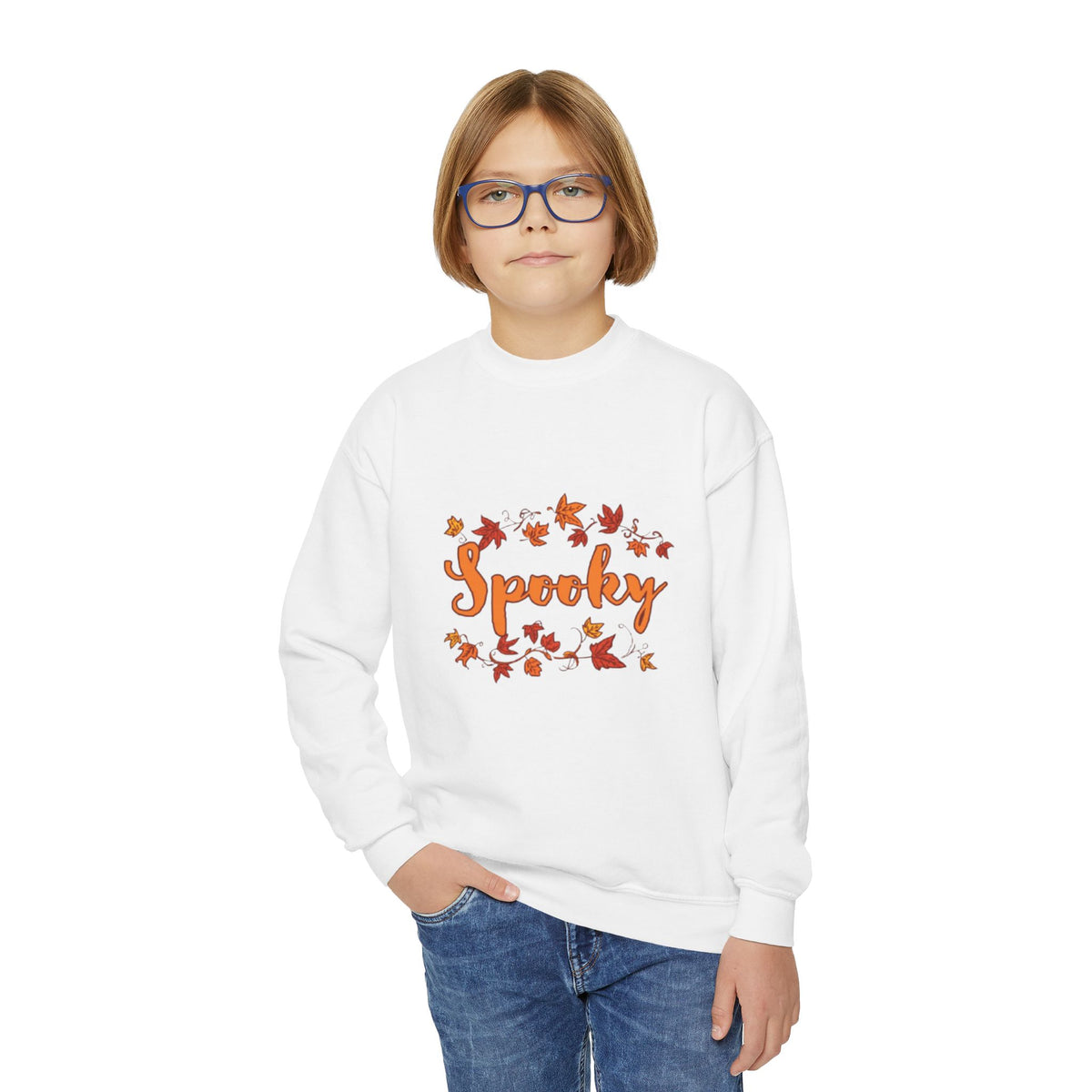Youth 'Spooky' Fall Sweatshirt