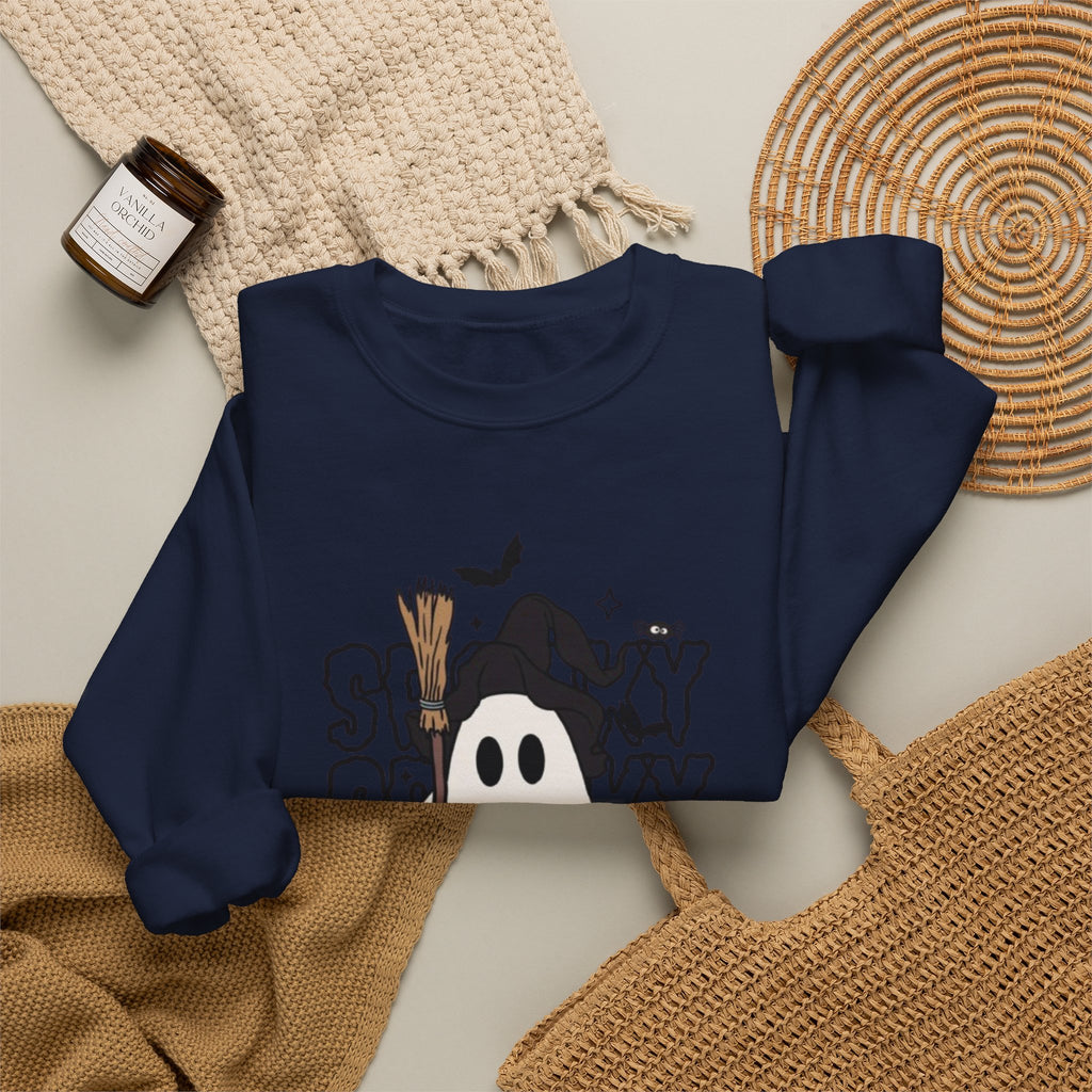 Spooky Ghost Halloween Crewneck Sweatshirt