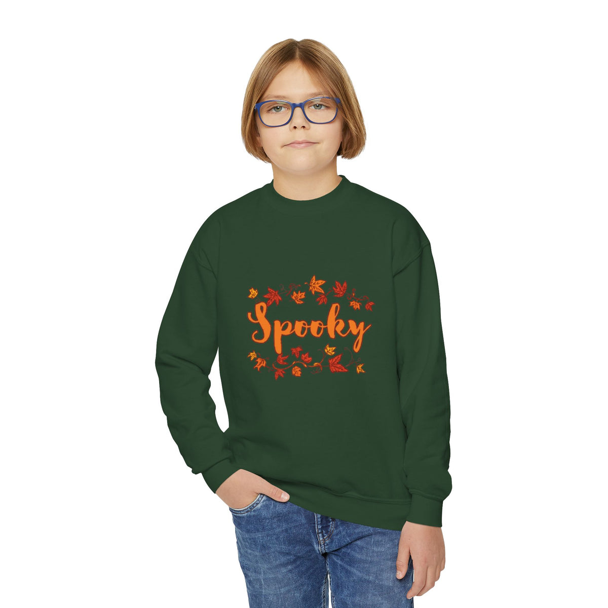 Youth 'Spooky' Fall Sweatshirt