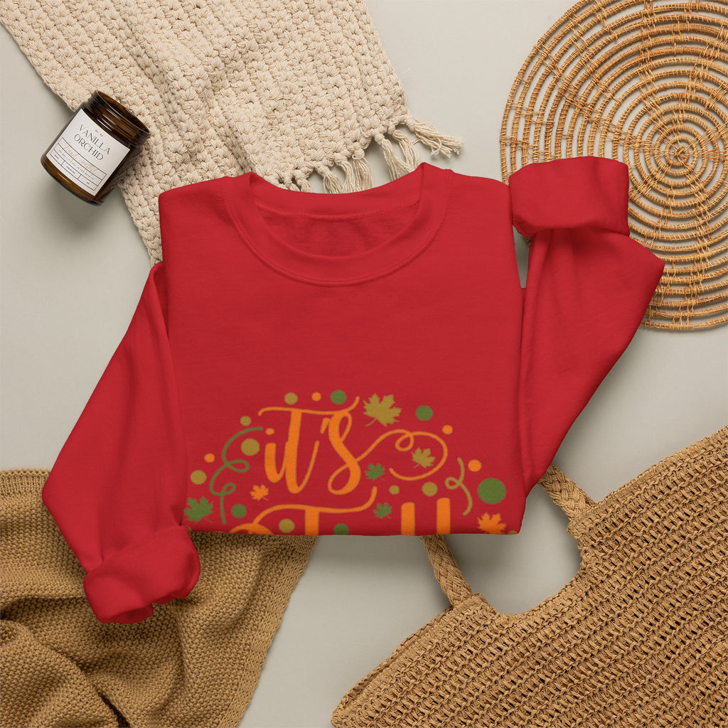 Fall Y'all Crewneck Sweatshirt — Cozy Autumn Sweater with 'It's Fall Y'all' Design