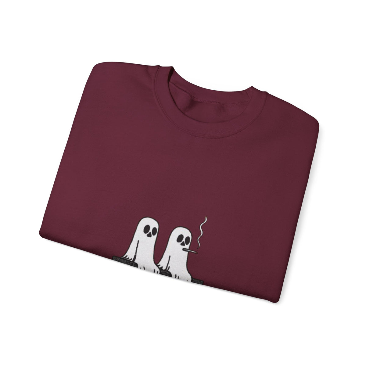 Ghosts on a Tombstone "Resting in Peace" Sweatshirt