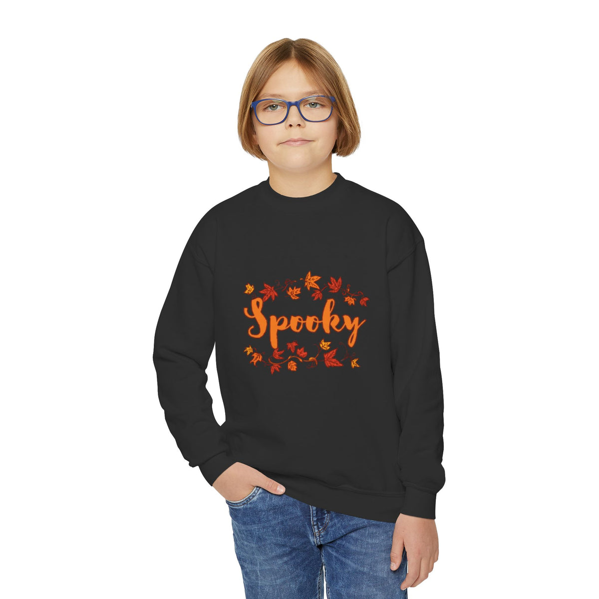 Youth 'Spooky' Fall Sweatshirt
