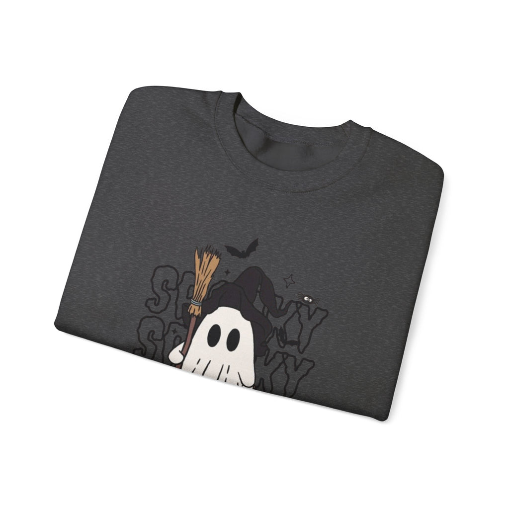 Spooky Ghost Halloween Crewneck Sweatshirt