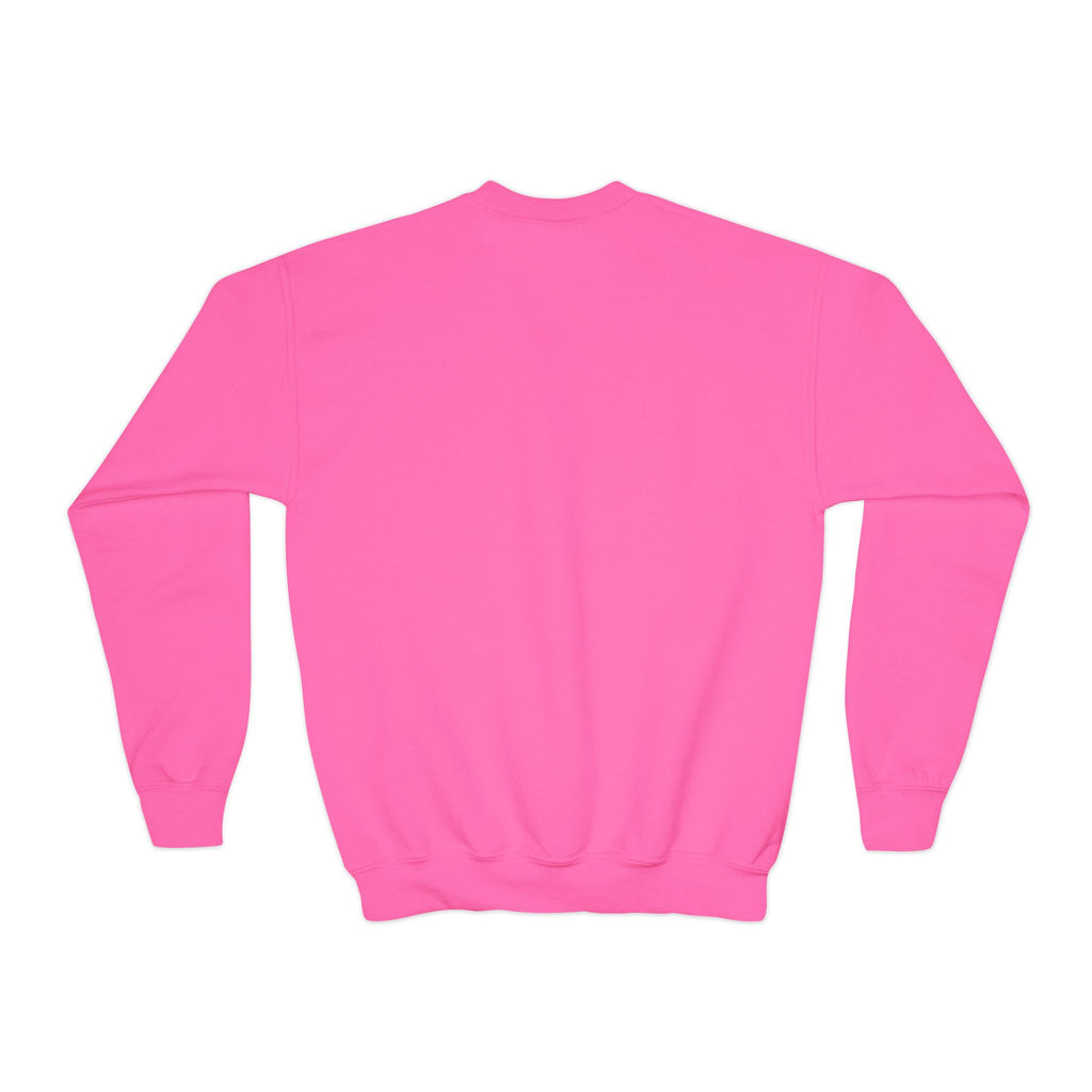 Youth Sweatshirt — "Spooky Mama" Ghost Halloween Crewneck