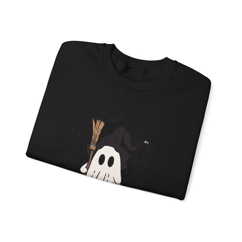 Spooky Ghost Halloween Crewneck Sweatshirt