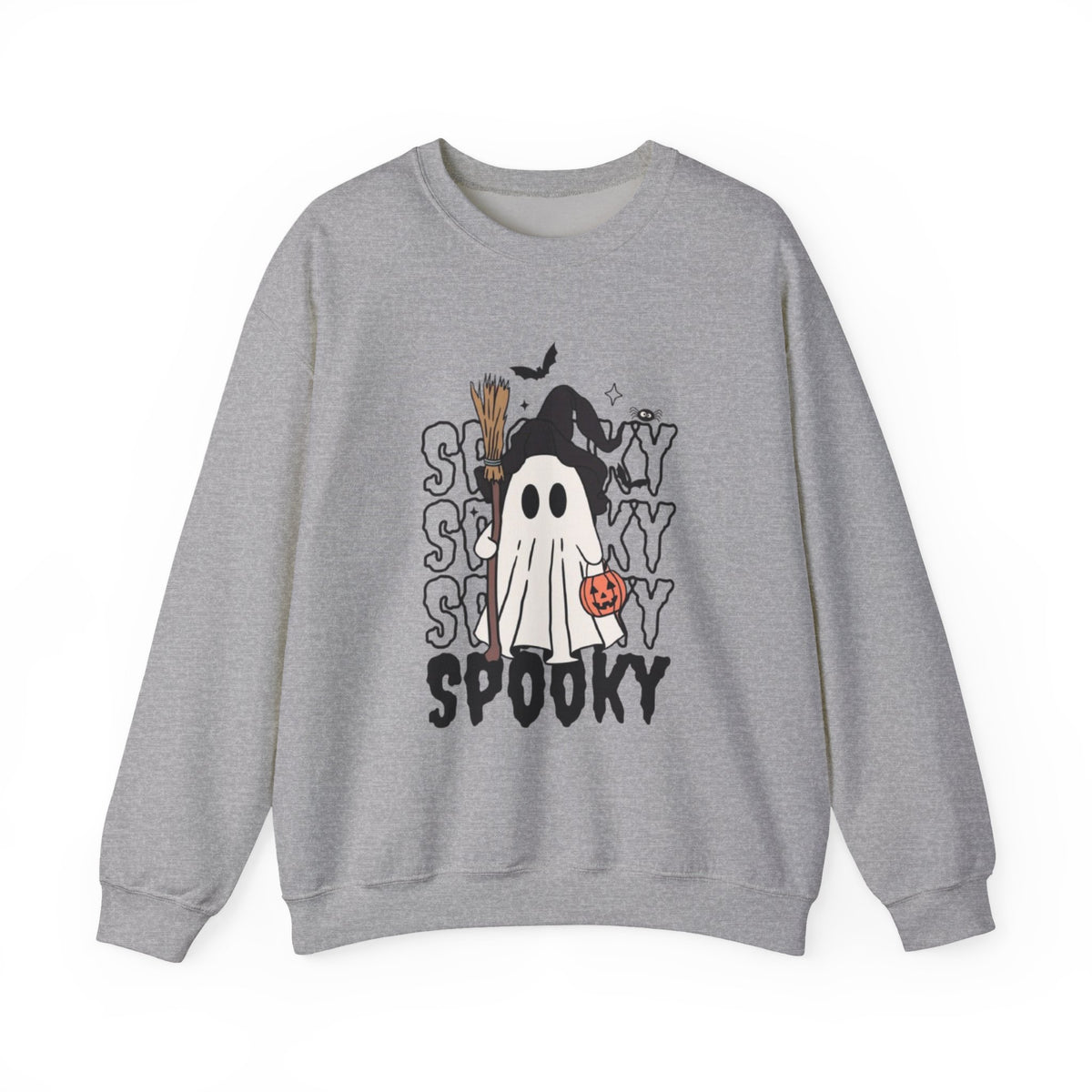Spooky Ghost Halloween Crewneck Sweatshirt
