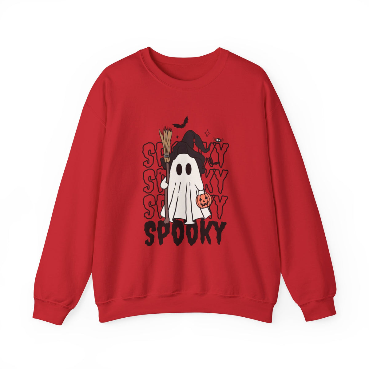 Spooky Ghost Halloween Crewneck Sweatshirt