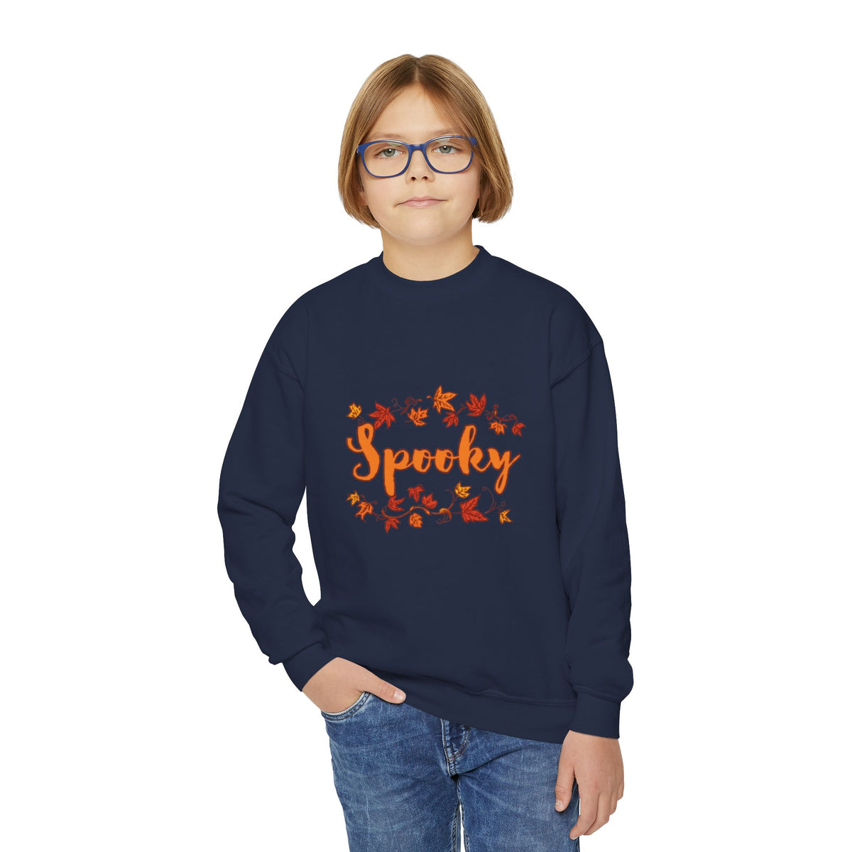 Youth 'Spooky' Fall Sweatshirt