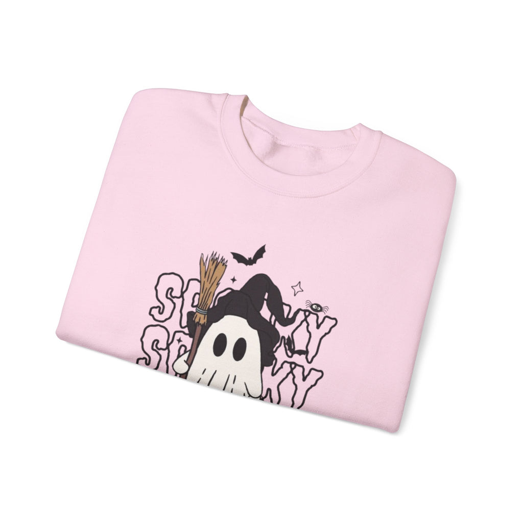 Spooky Ghost Halloween Crewneck Sweatshirt