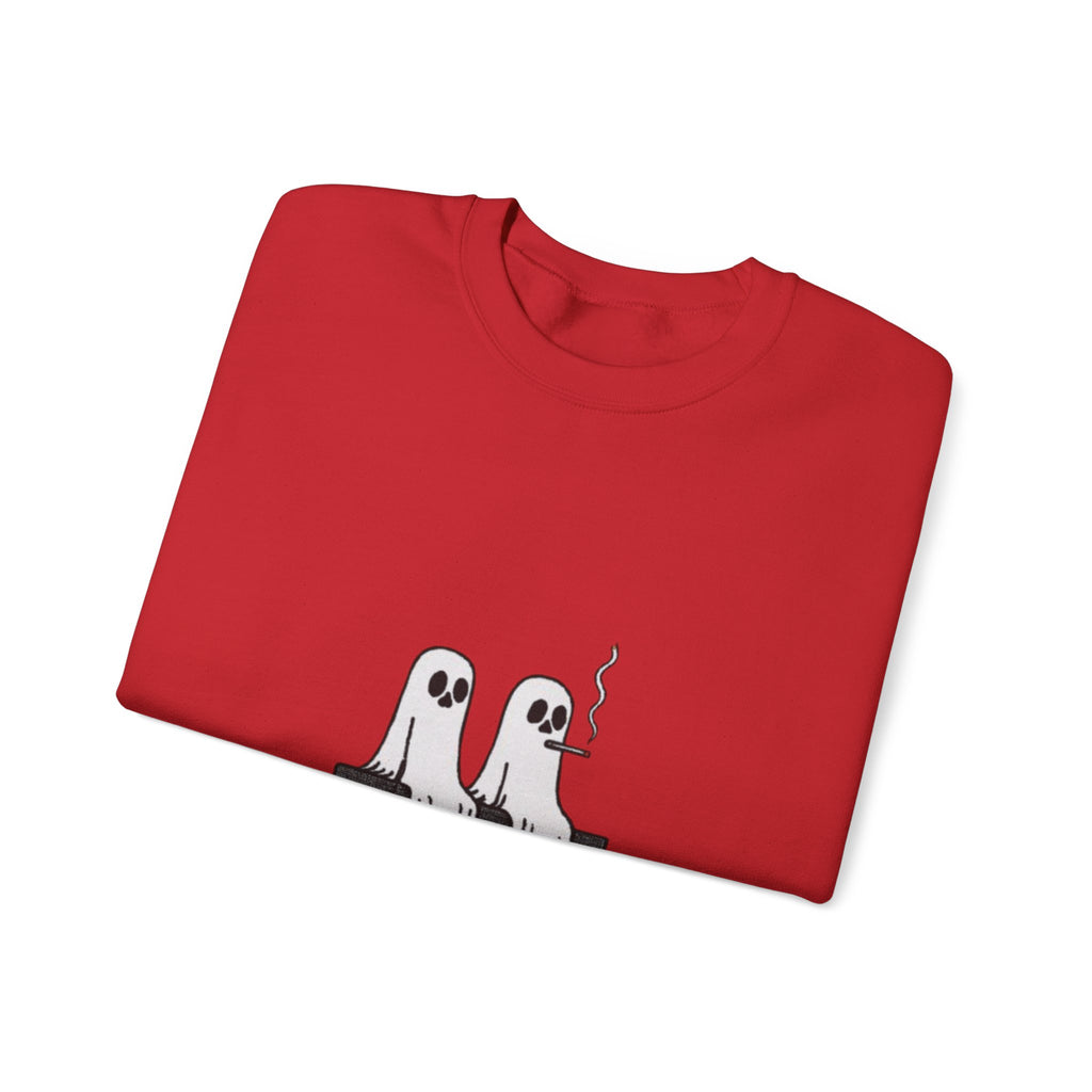 Ghosts on a Tombstone "Resting in Peace" Sweatshirt