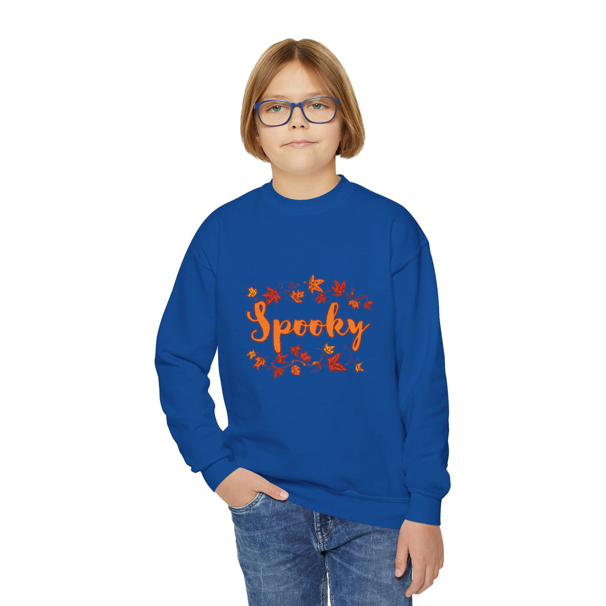 Youth 'Spooky' Fall Sweatshirt