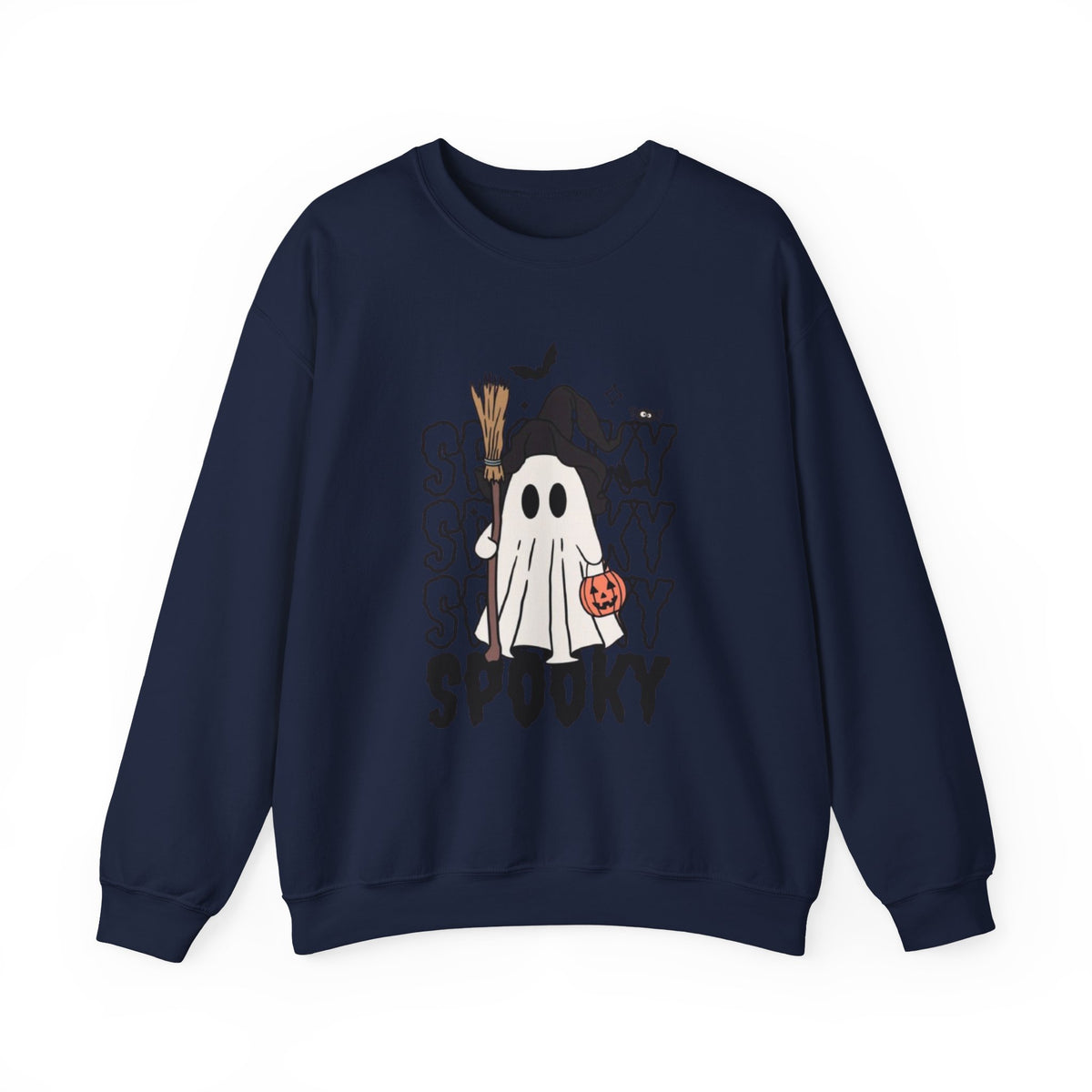 Spooky Ghost Halloween Crewneck Sweatshirt