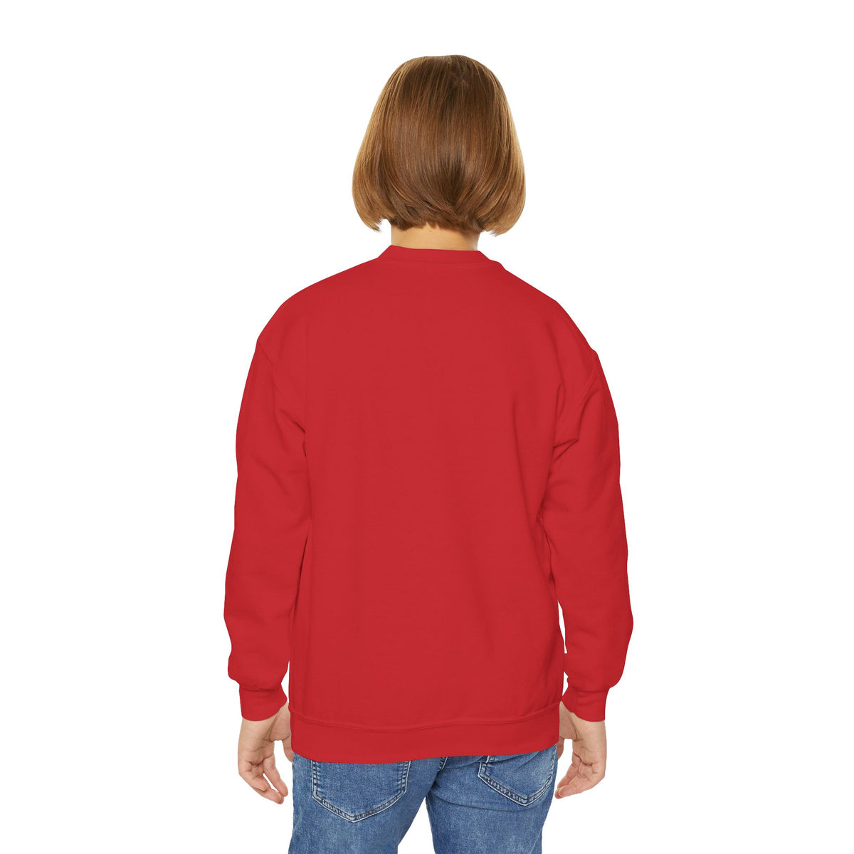 Youth Halloween Sweatshirt - 'Trick or Treat' Cute Ghost Crewneck