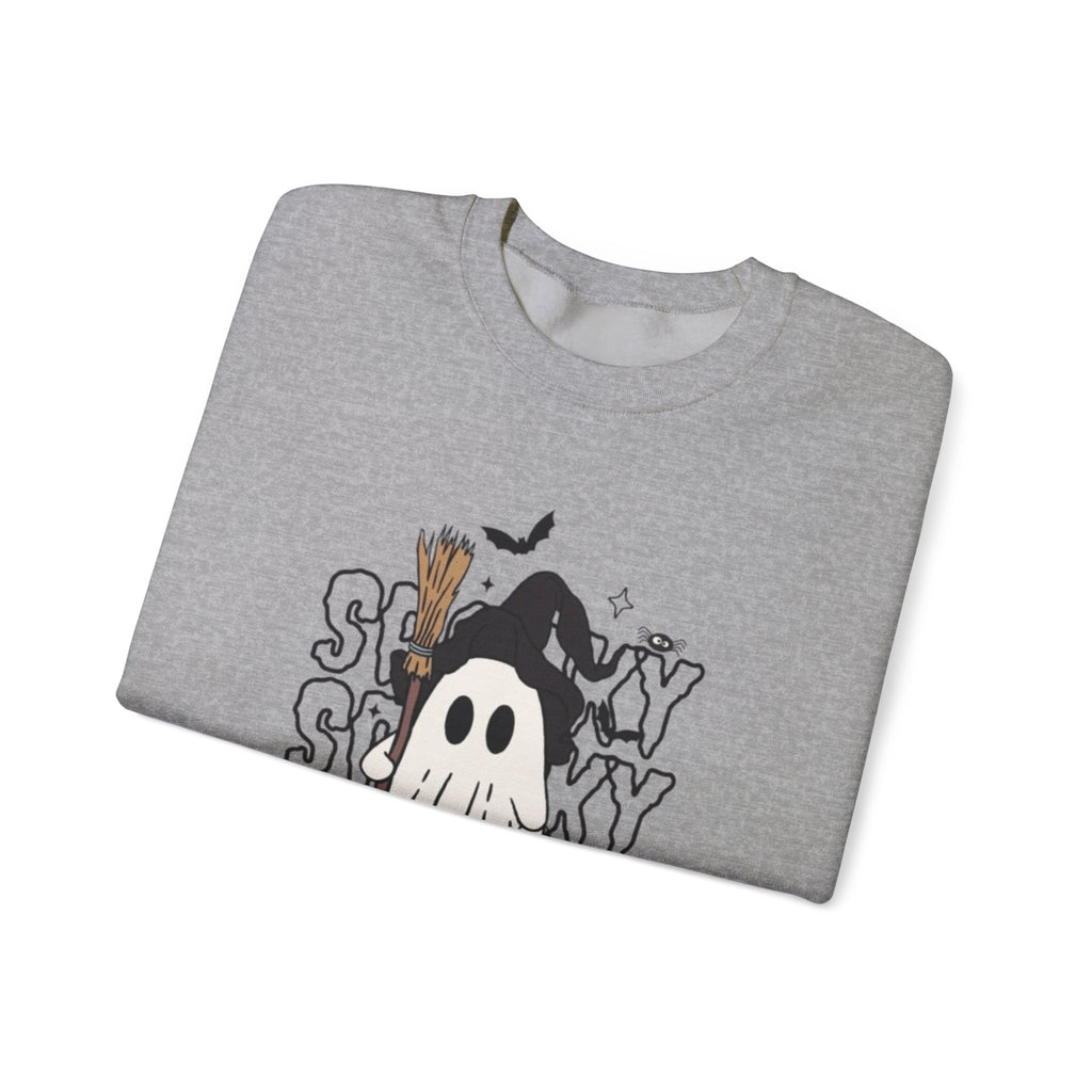 Spooky Ghost Halloween Crewneck Sweatshirt