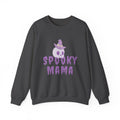 Spooky Mama Sweatshirt – Cute Purple Skull Witch Halloween Crewneck