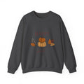 Happy Fall Crewneck Sweatshirt — Cozy Pumpkin & Autumn Leaves Pullover