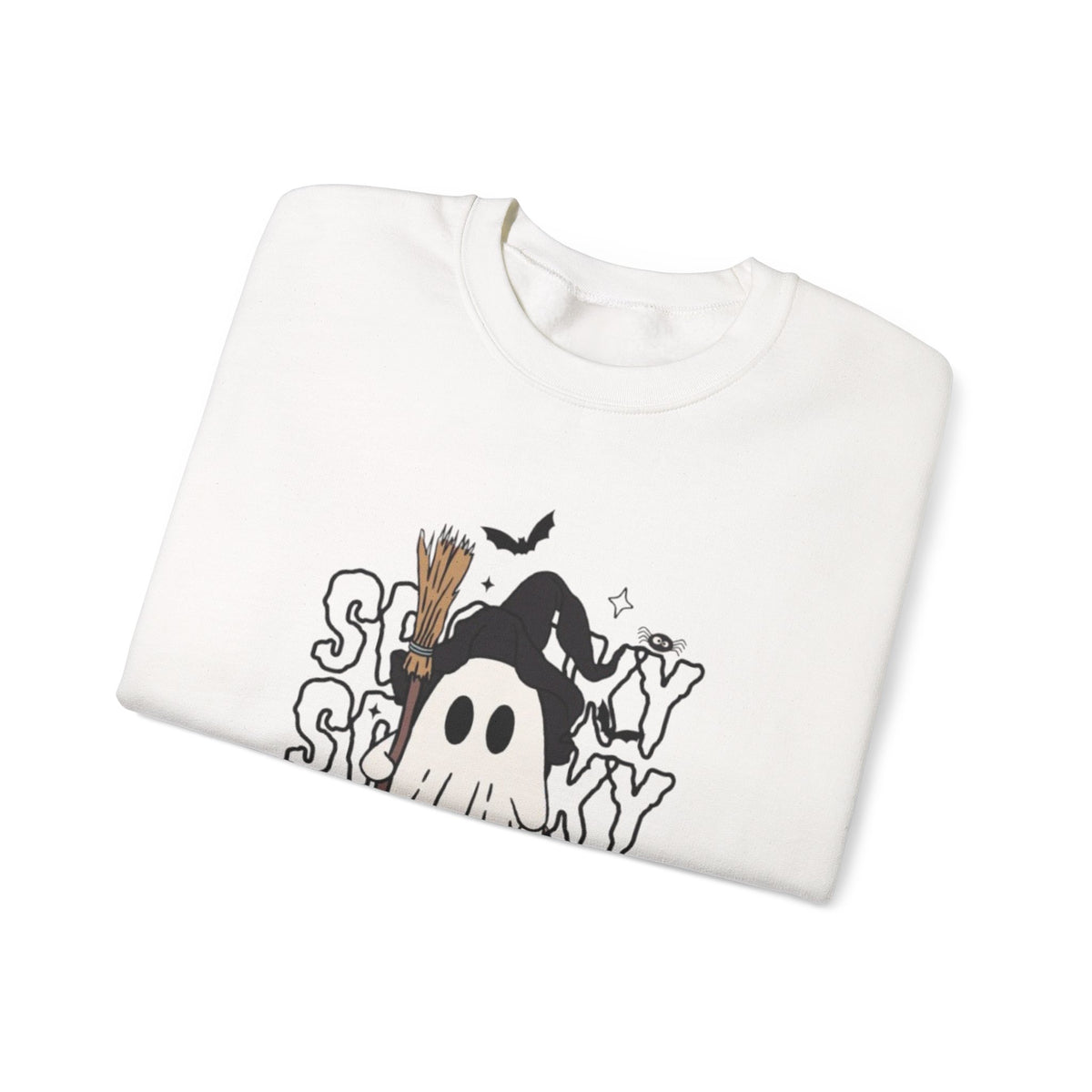 Spooky Ghost Halloween Crewneck Sweatshirt