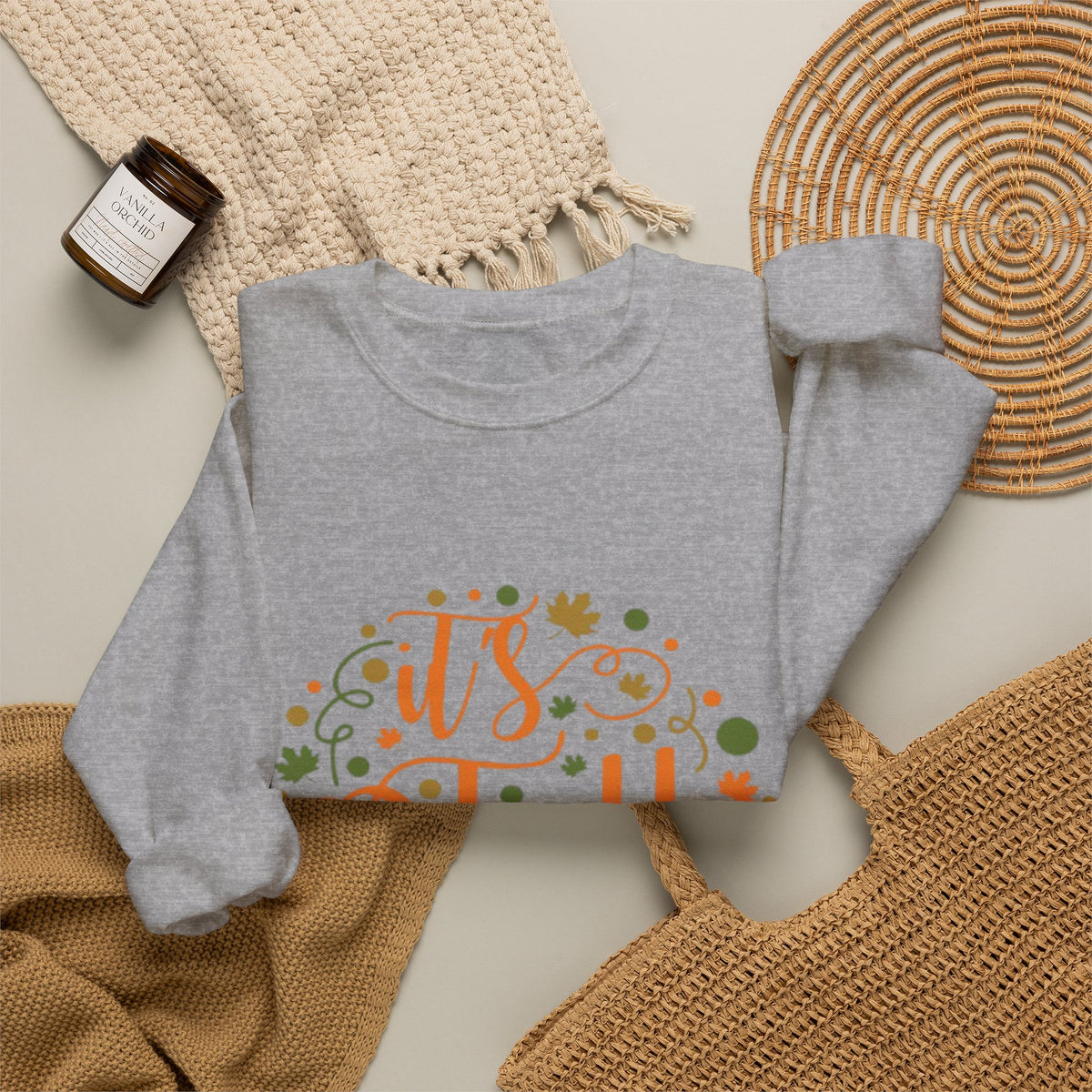 Fall Y'all Crewneck Sweatshirt — Cozy Autumn Sweater with 'It's Fall Y'all' Design