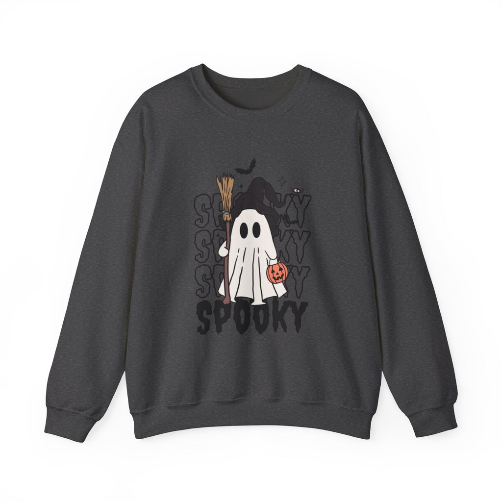 Spooky Ghost Halloween Crewneck Sweatshirt