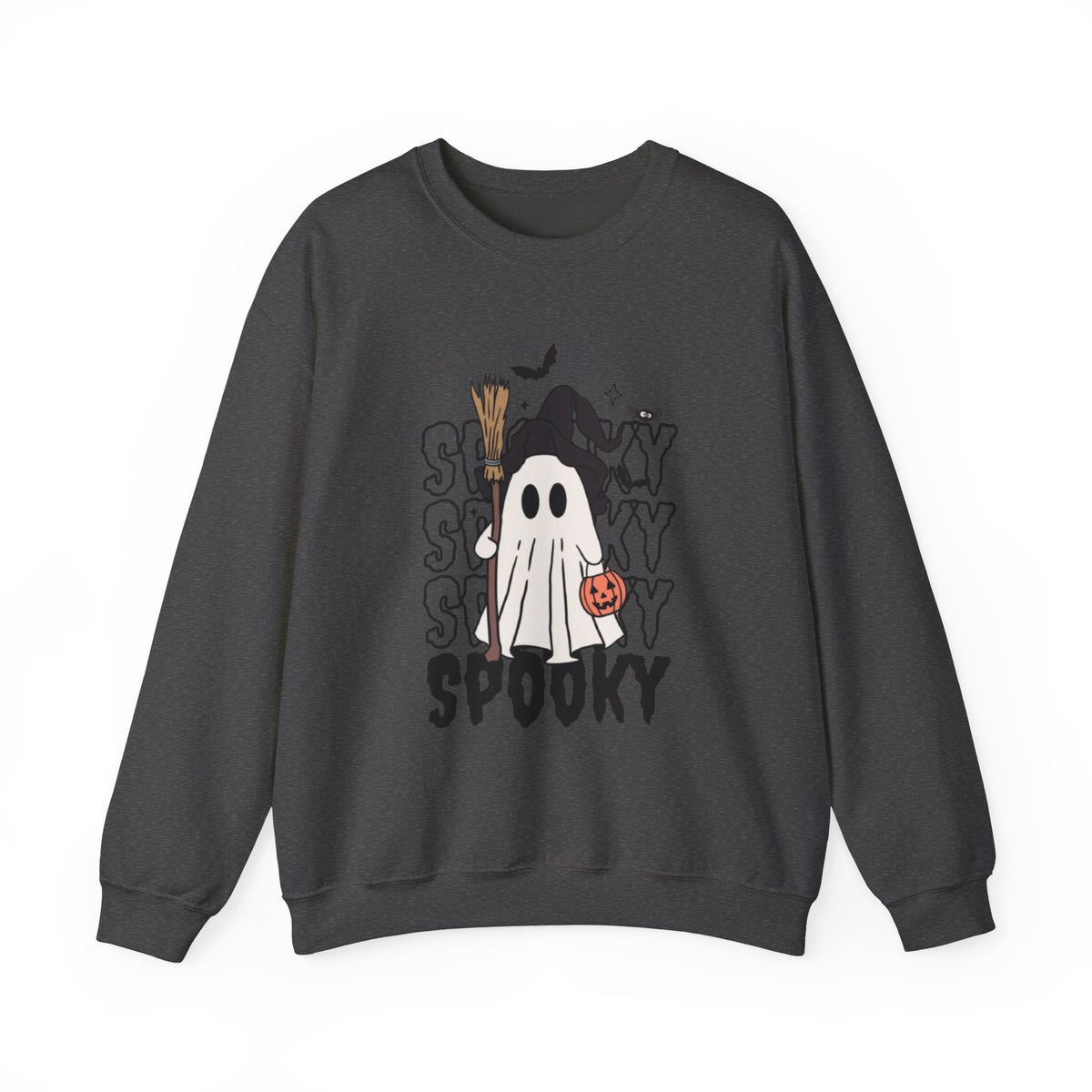 Spooky Ghost Halloween Crewneck Sweatshirt