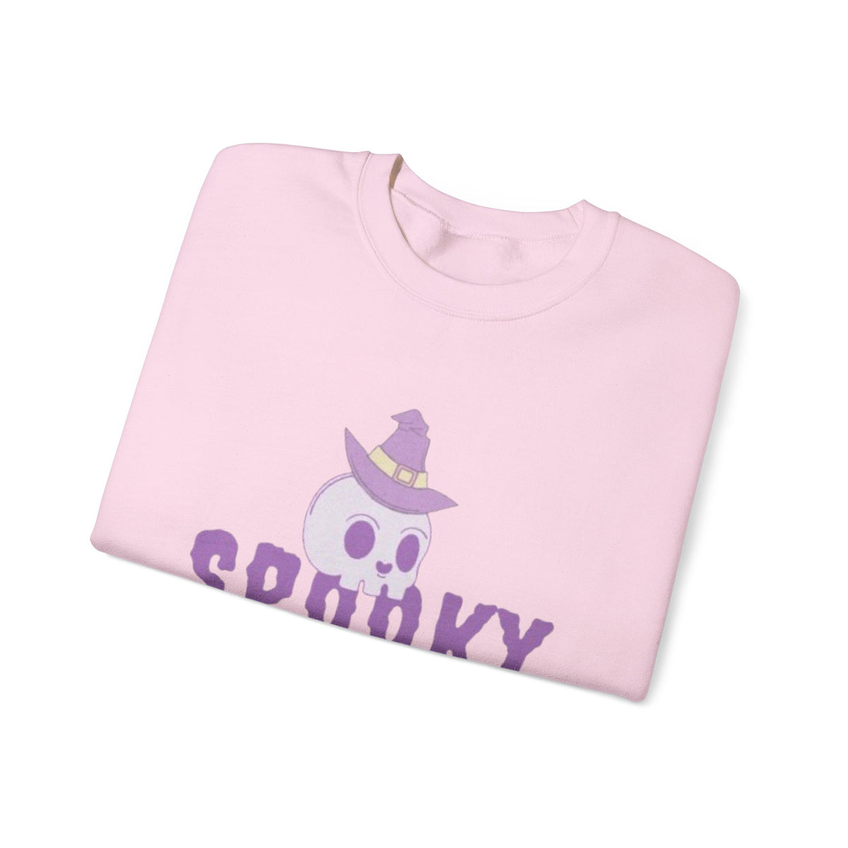 Spooky Mama Sweatshirt – Cute Purple Skull Witch Halloween Crewneck