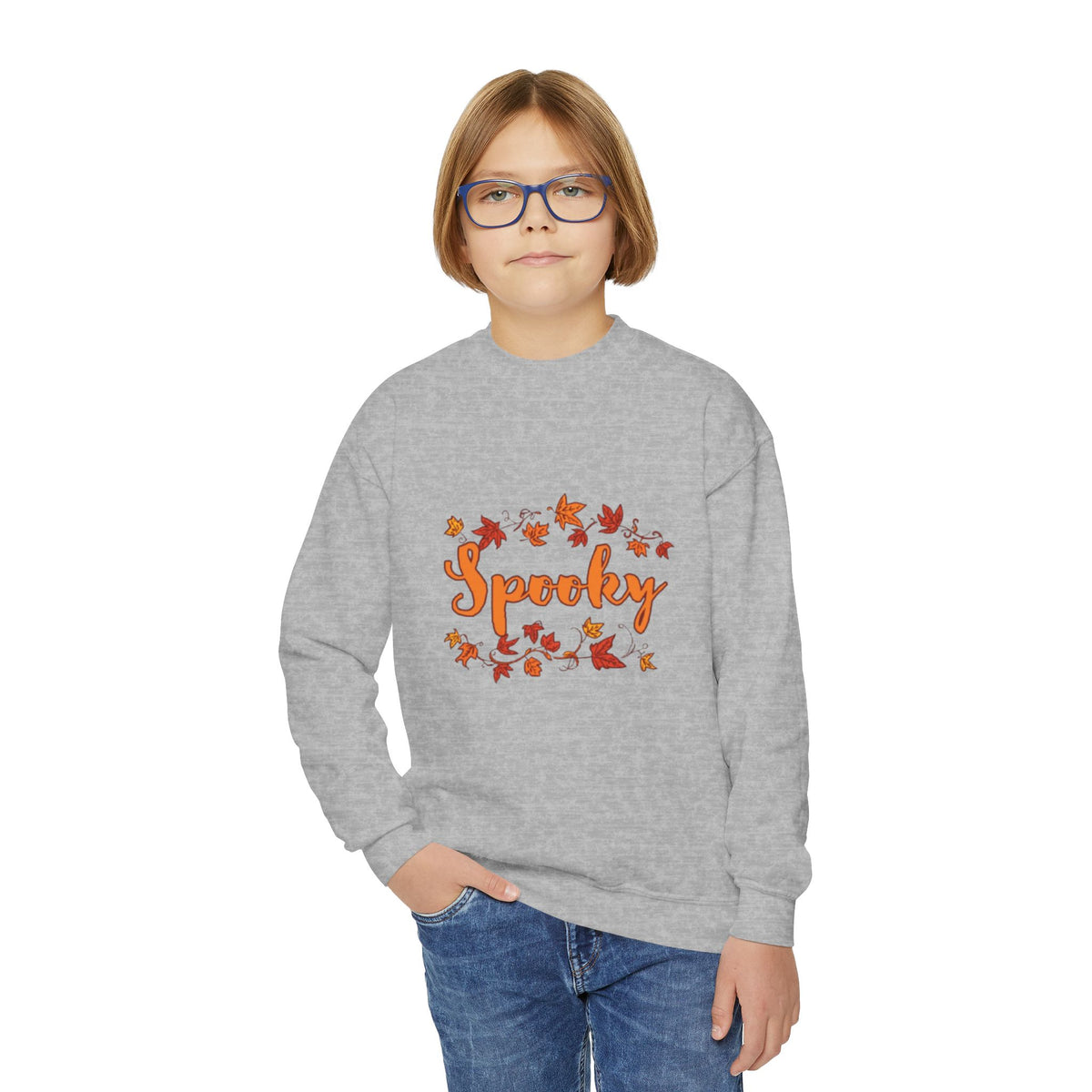 Youth 'Spooky' Fall Sweatshirt