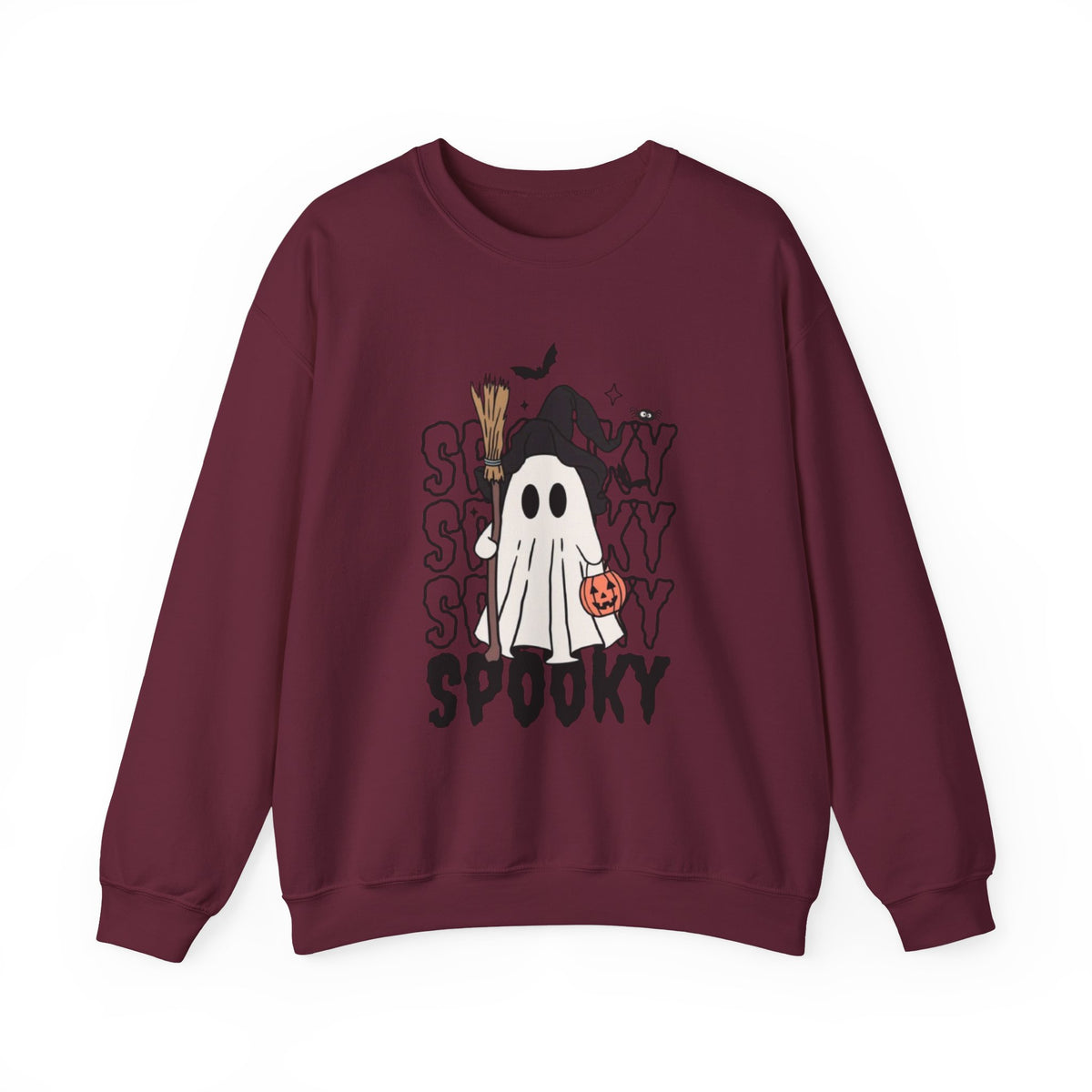 Spooky Ghost Halloween Crewneck Sweatshirt